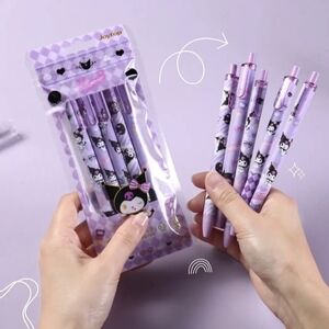 Kawaii Kuromi Gel Pen Set